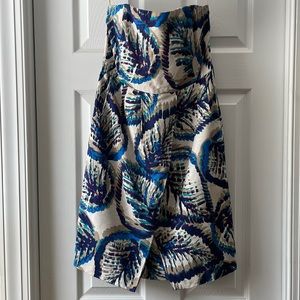 Banana Republic Silk Strapless Floral Dress Size 4